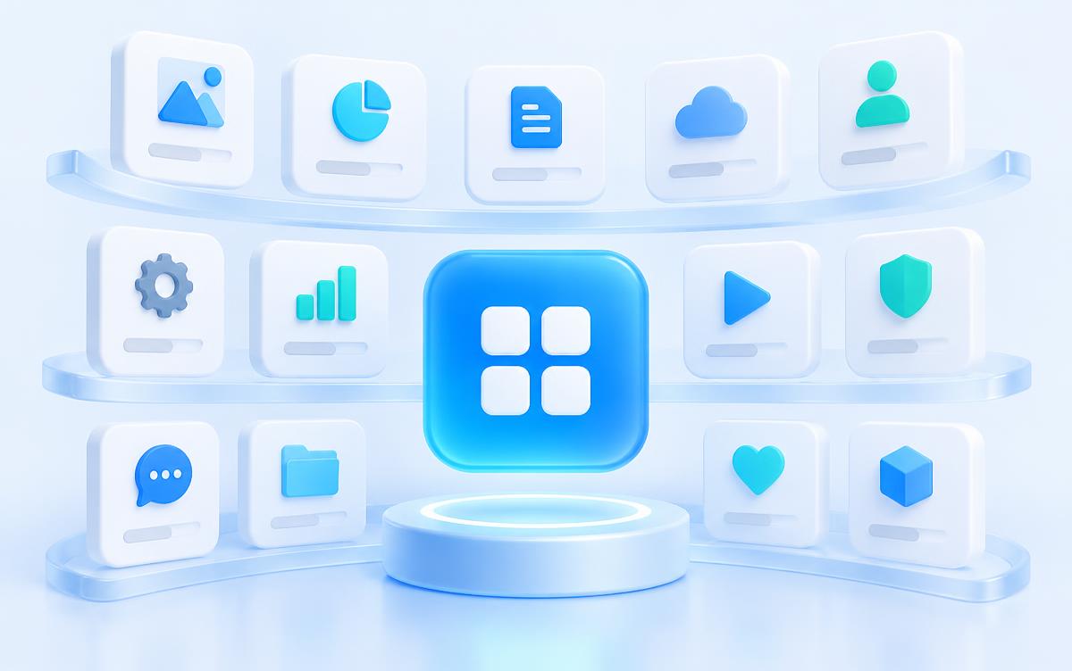 A phone showing a library of saved screenshots inside Saveeed
